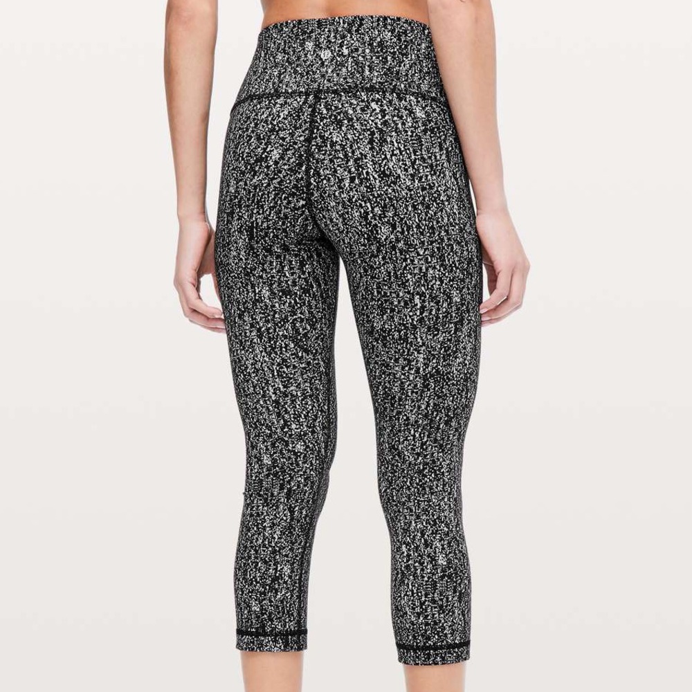 Lululemon Black/White Pattern Leggings